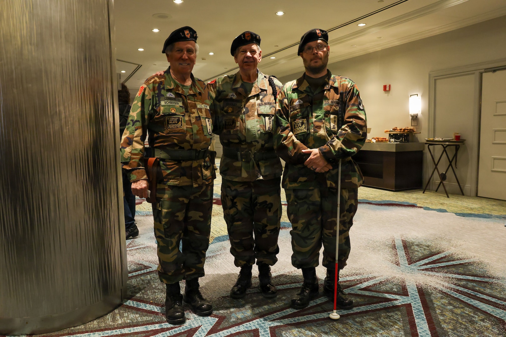 Vietnam Veterans of America Chapter 154 pose for a photo during the Defense POW/MIA Accounting Agency Family Member Update in Detroit, Mi., May 2, 2026.