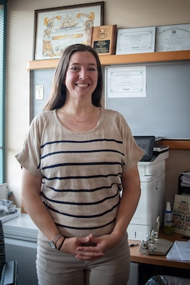 Courtney Hayes serves as a Licensed Clinical Social Worker aboard Navy Medicine Readiness and Training Command Cherry Point.  Good mental health supports mission readiness through resiliency, adaptability and leads to improved sleep outcomes and judgement, said Hayes.