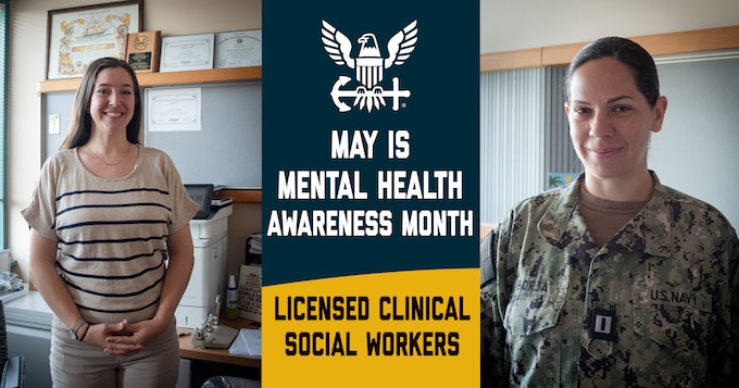 Courtney Hayes and Lt. Joelle Borja serve as Licensed Clinic Social Workers aboard Navy Medicine Readiness and Training Command Cherry Point.  They “Keep the Warfighter’s Mind in the Fight” aboard Marine Corps Air Station Cherry Point by ensuring the mental wellness and deployment suitability of Marines and Sailors stationed on the base.