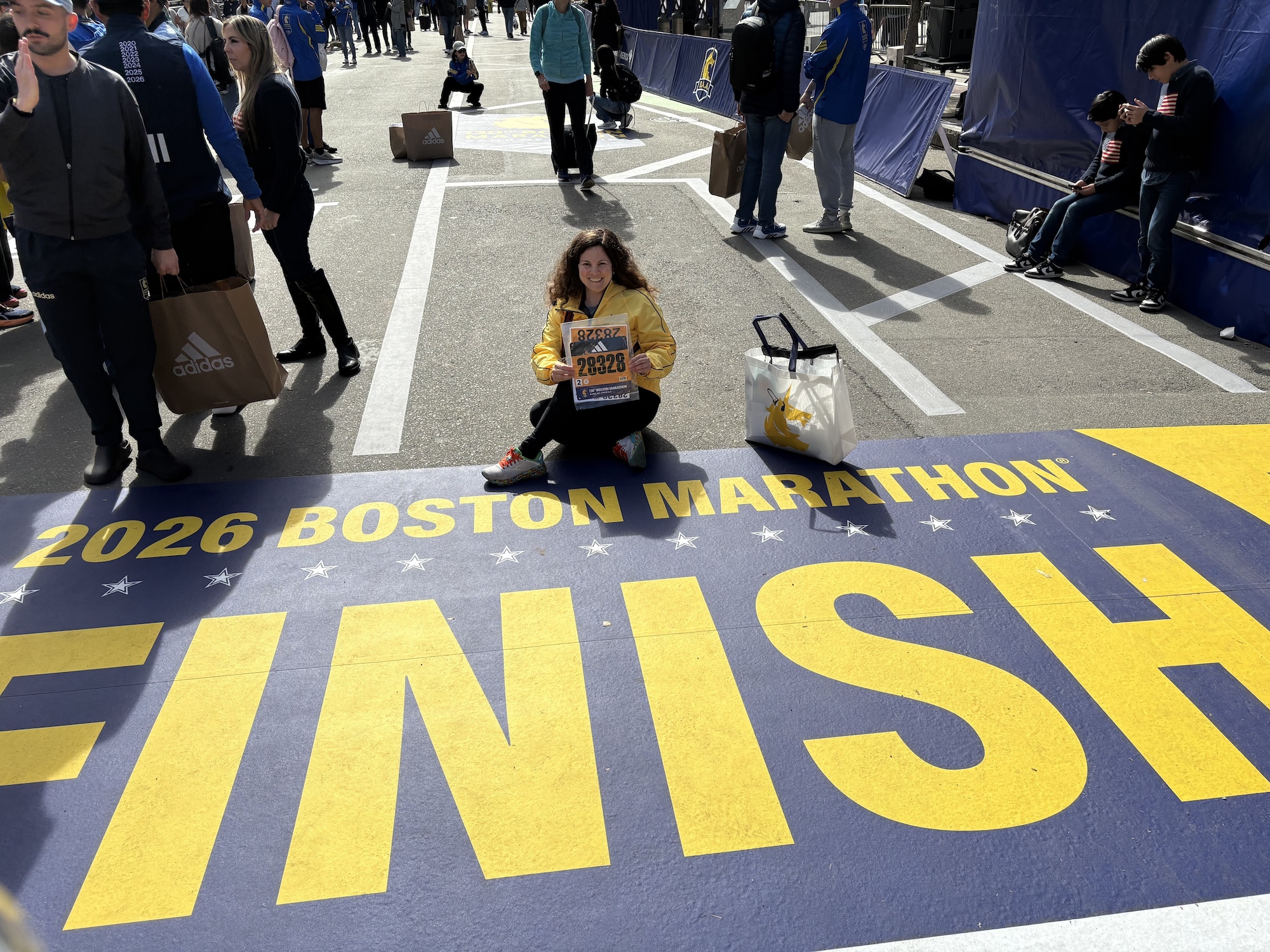 Boston Marathon participant