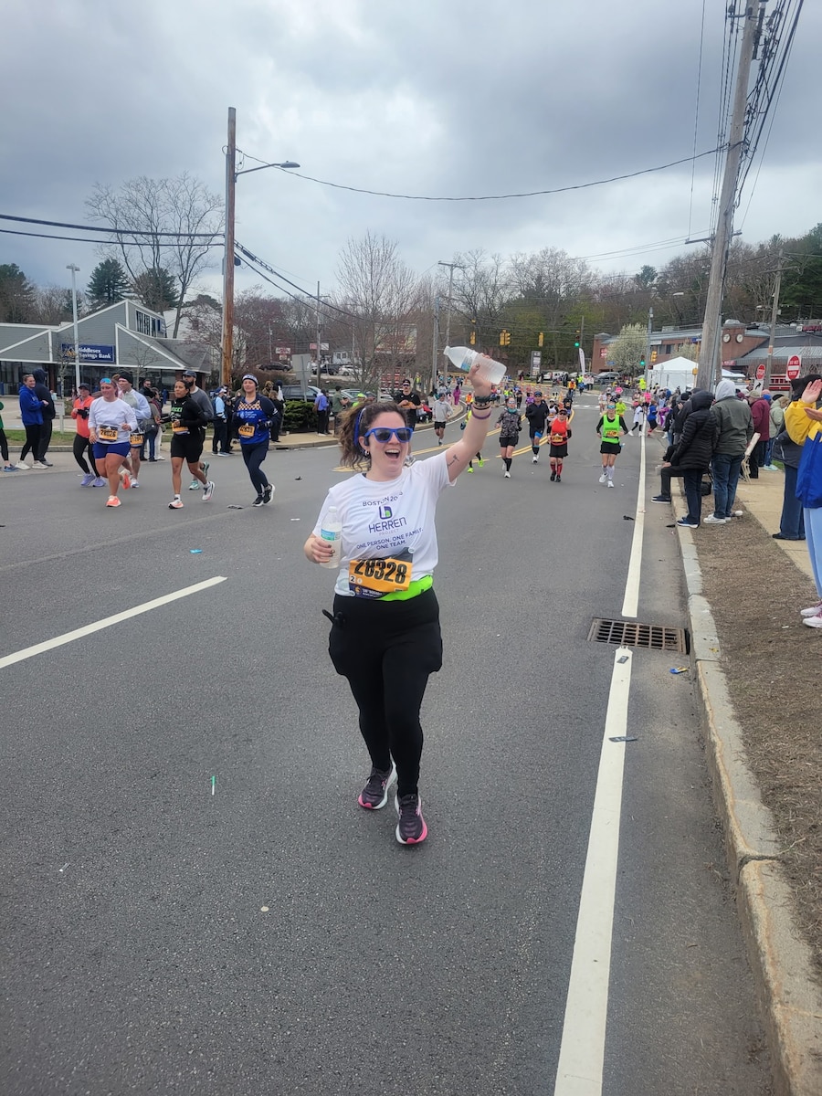 Boston Marathon participant