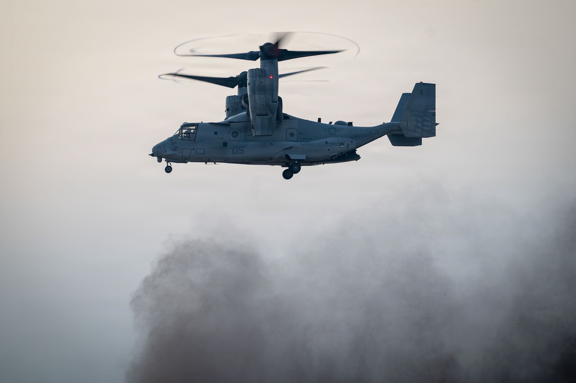 MV-22B Osprey Hovering
