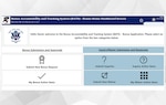 Screenshot of BATS landing page.