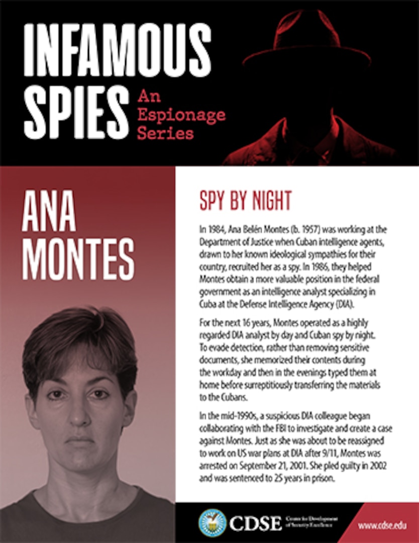 Infamous Spies - Ana Montes thumbnail