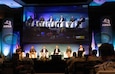 Panelists participate in a discussion on “Decision Superiority (AI, Machine Learning, C2)” during the 2026 Land Forces Pacific (LANPAC) Symposium and Exposition at the Sheraton Waikiki, Honolulu, Hawaii, May 12, 2026.