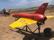 Jet-driven aerial targets are prepped for the live fire integrated air missile defense exercise at Naval Station Leovigildo Gantioqui, Zambales, Philippines, April 28, 2026, during Balikatan 2026.