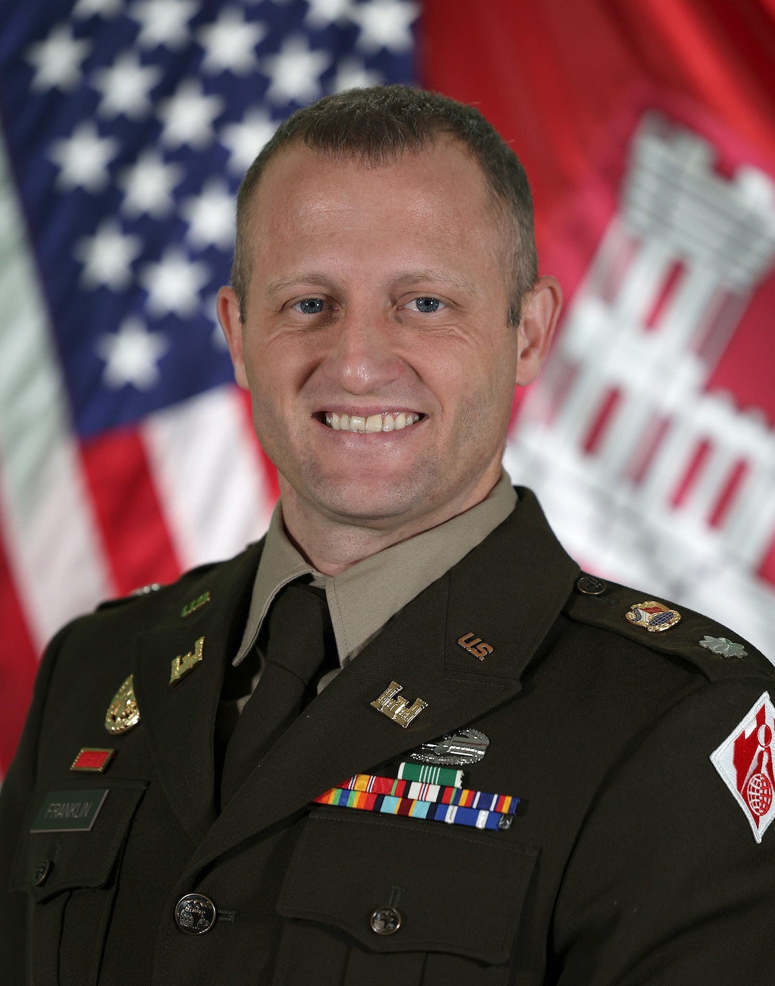 Portrait of Lt. Col. John Franklin, U.S. Army Engineering and Suppot Center, huntsville deputy commander.