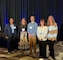 The RECOVER session was held on April 15, 2026 at the National Conference on Ecosystem Restoration, titled "Frameworks and Feedback Loops: RECOVER's Role in Ensuring Everglades Restoration Objectives are Met". From left to right: Kiah Williams, Jenna May, Tasso Cocoves, Jessica Dell, Stephanie Verhulst