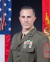 First Sergeant Matthew S. Baldwin, UNIT SENIOR ENLISTED LEADER, Company A., 4th Assault Amphibian Battalion