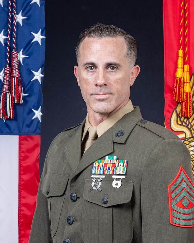 First Sergeant Matthew S. Baldwin, UNIT SENIOR ENLISTED LEADER, Company A., 4th Assault Amphibian Battalion