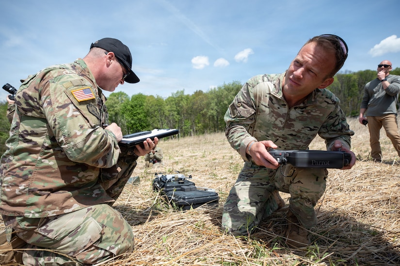 U.S. Army Sgt. 1st Class Erich Friedlein, 166th Regional Training Institute, Pennsylvania Army National Guard, participates in the Site Recon event at the Region II Best Warrior Competition hosted by the West Virginia National Guard, at Camp Dawson in Kingwood, West Virginia, on May 5, 2026. The annual competition tests participants on a range of warrior tasks, including physical fitness, marksmanship, and land navigation, to identify the top Soldier and noncommissioned officer who will advance to the National Best Warrior Competition. (U.S. Army National Guard photo by Sgt. Grace Wajler)