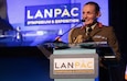 Maj. Gen. Rose King, New Zealand, Chief of Army, engaged military leaders and partners as a keynote speaker during the 2026 Land Forces Pacific (LANPAC) Symposium and Exposition at the Sheraton Waikiki, May 13, 2026.