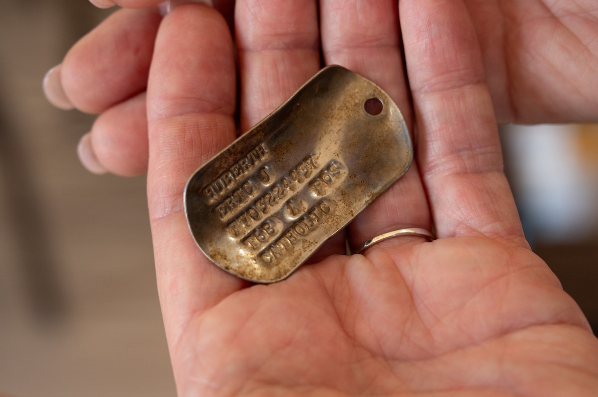 Never Forgotten: ID tags of MIA aviator returned to family after