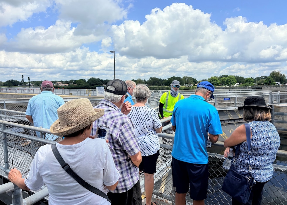 ALVA, Fla. (May 15, 2026) — Residents from the Cascades at Riverhall community visited the W.P. Franklin South Recreation Area yesterday for an educational tour highlighting recreation opportunities, environmental stewardship and the critical role of the lock along the Okeechobee Waterway.