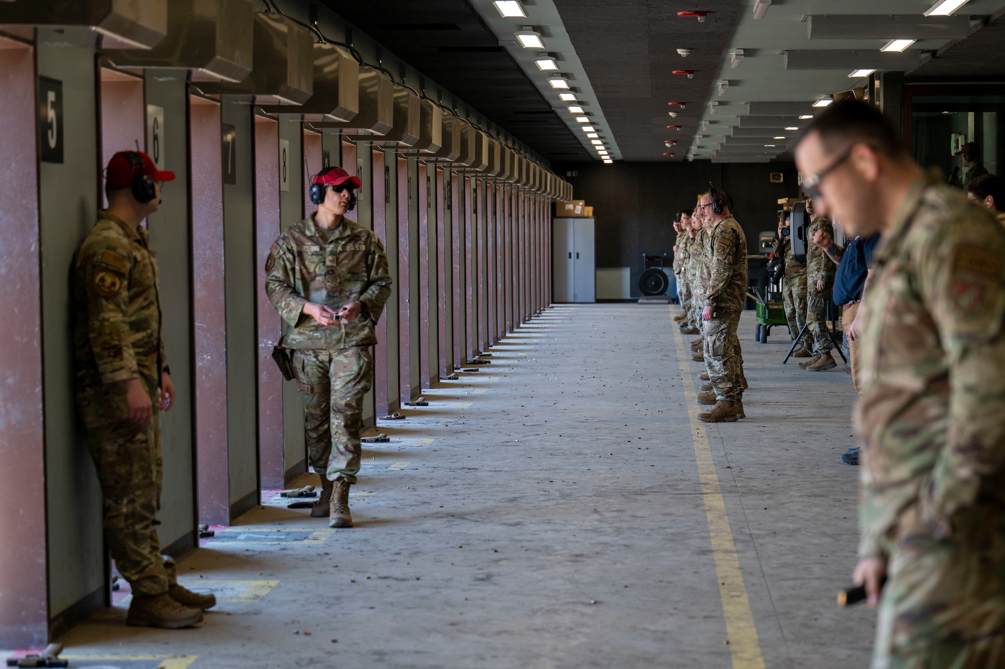 Airmen assigned to the 354th Fighter Wing get ready to participate in the Excellence in Competition event at Eielson Air Force Base, Alaska, May 13, 2026.
