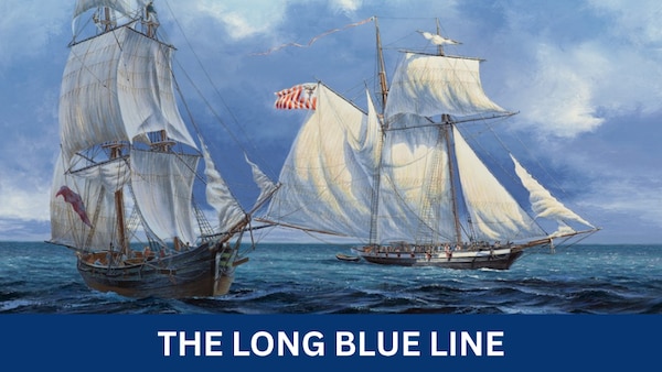 A painting of the Cutter James Madison capturing the British merchantman Shamrock
