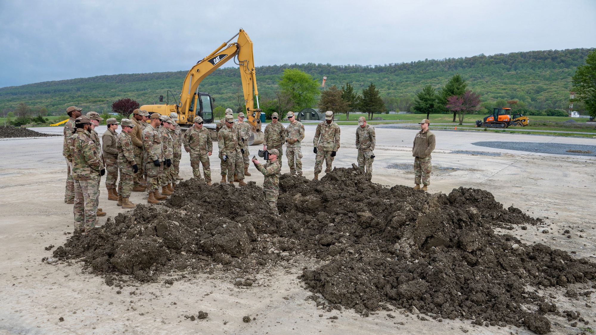 Photo of Airmen training