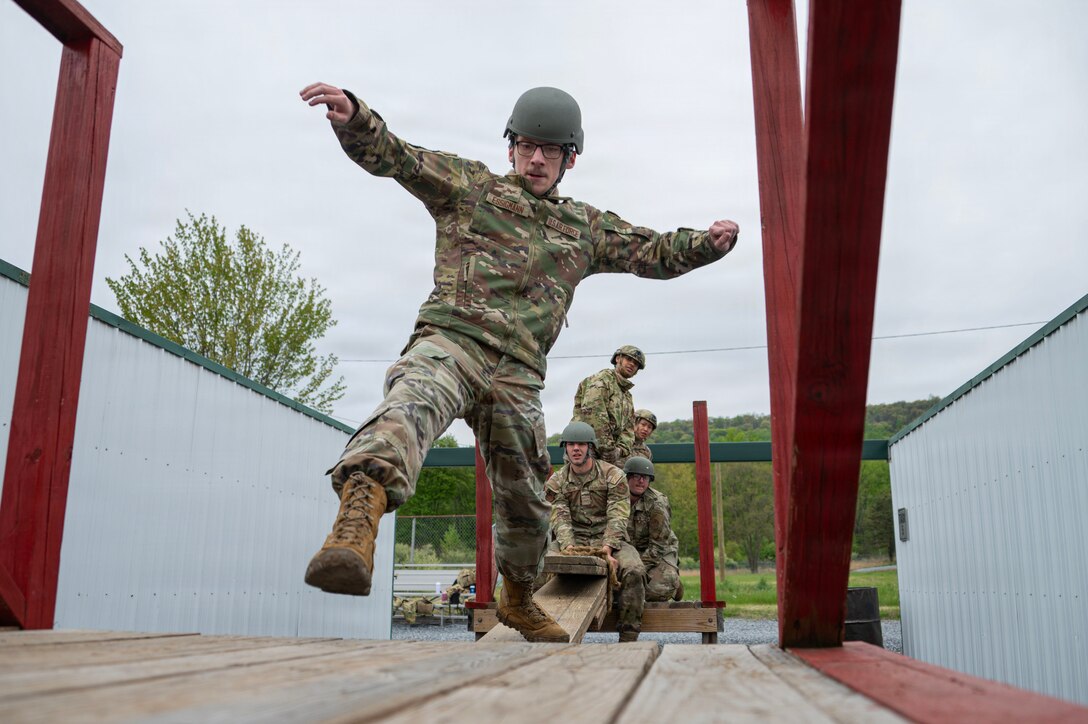Photo of Airmen training