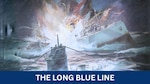 A painting depicting the sinking of the USCGC Tampa, torpedoed by a WW1 German submarine.