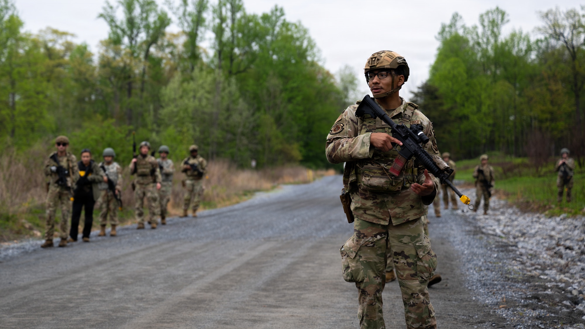 Photo of Airmen training