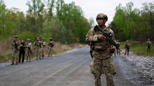 Photo of Airmen training