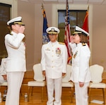 aval Medical Center Camp Lejeune (NMCCL) hosted a Change of Command and Directorship ceremony on May 15, 2026, at Marston Pavilion aboard Marine Corps Base Camp Lejeune when U.S. Navy Captain Anja Dabelić transferred command authority to Captain Kathryn Stewart.