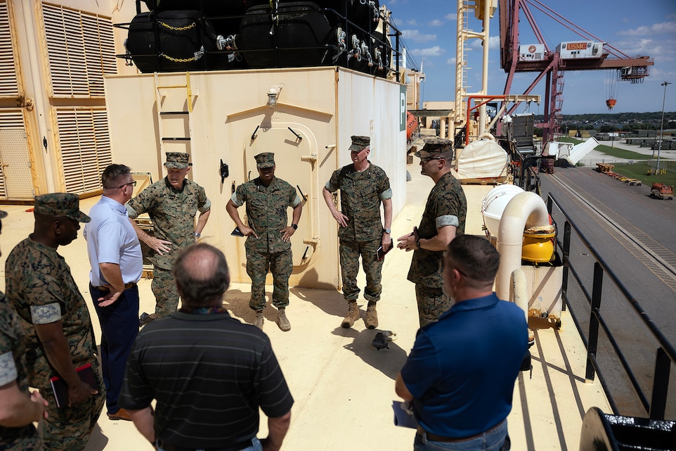 Bowers Visits Blount Island, Highlights Workforce Behind Marine Corps Readiness