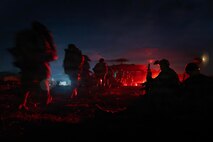 U.S. Soldiers assigned to 2nd Battalion, 35th Infantry Regiment, 3rd Mobile Brigade, 25th Infantry Division run onto a UH-60 Black Hawk assigned to Task Force Saber, 25th Combat Aviation Brigade during hot load training as part of the Joint Pacific Readiness Center Exportable Exercise at Fort Magsaysay, Nueva Ecija, Philippines, May 13, 2026.