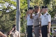 U.S. Army Pacific Commanding General Gen. Ronald Clark rendered honors to Japanese Ground Self-Defense Force Chief of Staff Gen. Masayoshi Arai and Republic of Korea Army Chief of Staff Gen. Gyuha Kim during a ceremony at historic Palm Circle, Fort Shafter, Hawaii, on May 15, 2026.