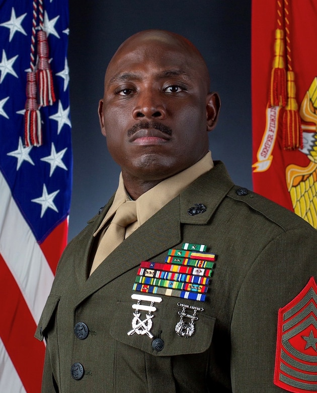 Official portrait of Sgt. Maj. Christian M. Hutson