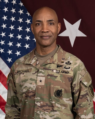Brig. Gen. Tracy Michael, Commanding General, 68th Theater Medical Command