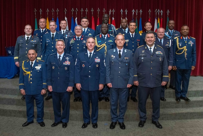 IHR 2026 Class Photo at Jones Auditorium, Air War College