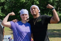 Participants of the Warrior Challenge pose for a photo.