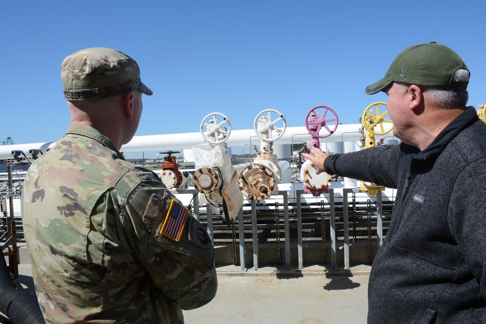 A Quality Assurance Specialist explains functions of a pipeline valve.