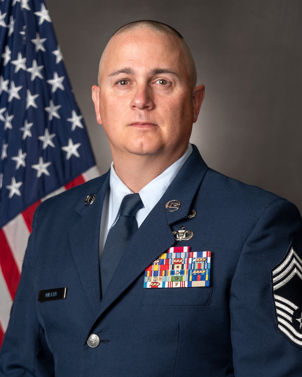Airman posing for portrait.