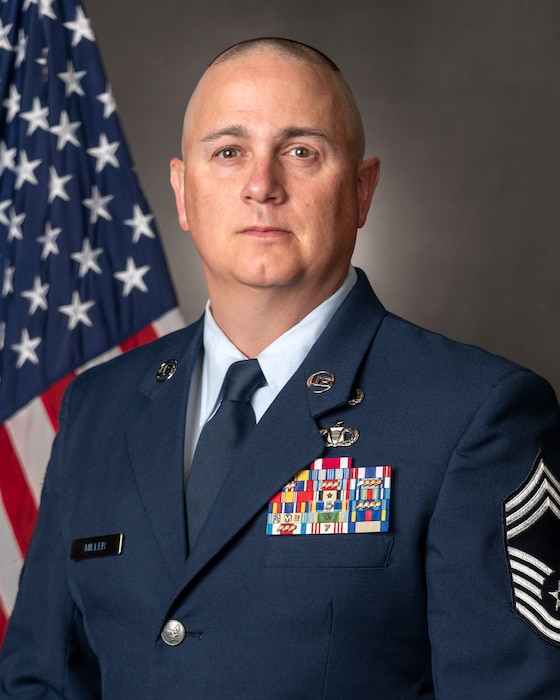 Airman posing for portrait.