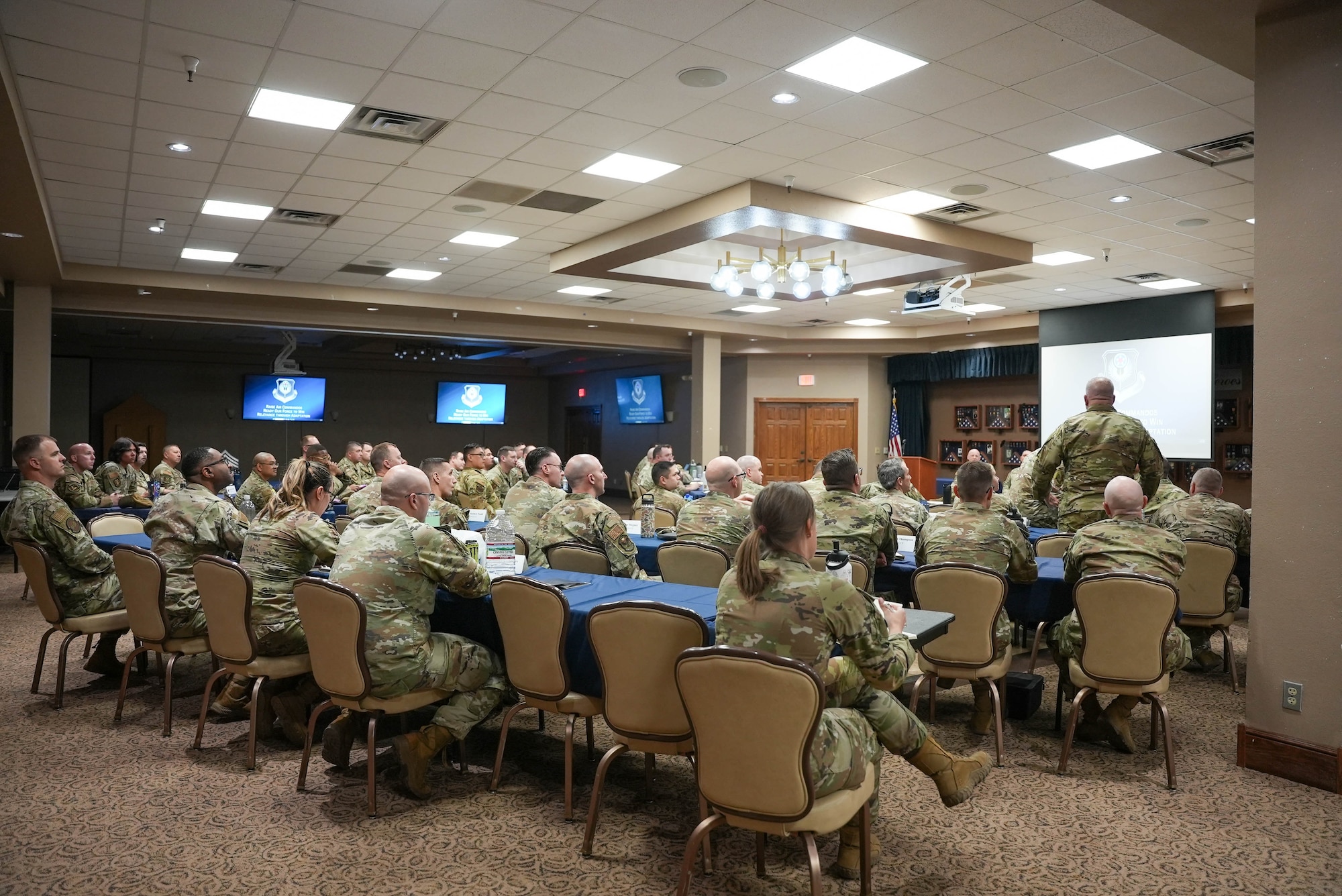 Air Force Special Operations Command first sergeants gather for the annual Commando Diamond Rally at Cannon Air Force Base, New Mexico, April 27, 2026.