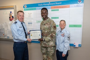 Person receives award