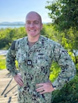 260507-N-LY941-1001
GUANTANAMO BAY, Cuba - Lt. Lowell Hartzog, a native of Fort Wayne, Indiana, serves the U.S. Navy assigned to U.S. Navy Medicine Readiness and Training Command (NMRTC) Guantanamo Bay, Cuba, May 7, 2026. Hartzog, a nurse, has served the Navy for 16 years. (U.S. Navy photo by Emily McCamy)