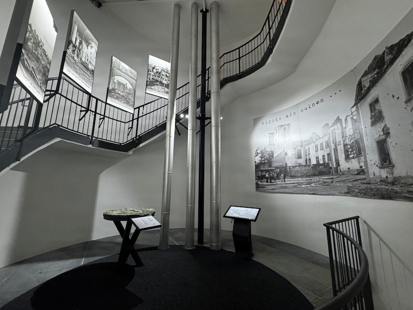 Inside Water tower Museum again Lvl 2
A Monument to the 28th Infantry Division in Luxembourg
Photo by Sergeant First Class Nicole L. Brittain
