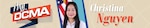 My DCMA deployment background featuring a picture of Christina Nguyen.
