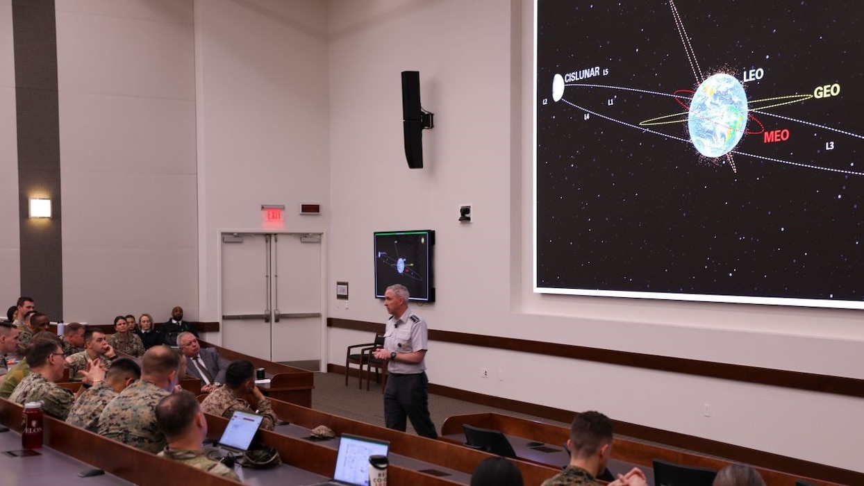 On 12 May, Gen. Stephen Whiting, Commander of U.S. Space Command, spoke to Command and Staff College (CSC) students about the evolving role of space in modern warfare and national defense. The discussion highlighted the growing importance of joint warfighters operating across every domain. As today’s operational environment becomes more complex, success depends on leaders who understand how each domain contributes to mission accomplishment and how joint integration strengthens combat effectiveness.