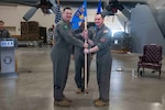 U.S. Air Force Lt. Col. Timothy Lukianowicz, 12th Training Squadron commander, speaks during the 12th TRS Detachment 1 Career Enlisted Aviator Center of Excellence activation ceremony at Joint Base San Antonio-Lackland, May 15, 2026. Lt. Col. John McPherson became the detachment’s first commander as the activation strengthens the Air Force’s ability to meet evolving operational and training requirements through enlisted aviator education and mission-ready aircrew development.