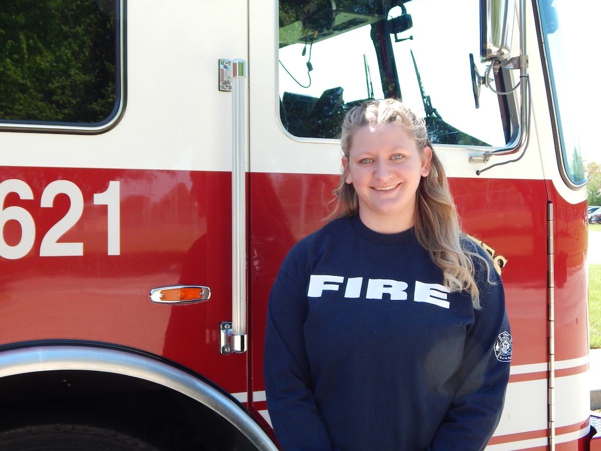 Staff Sgt. Erika Kitchen is the lead dispatcher for the 375th Civil Engineer Squadron’s fire department. Her goal is to stay for a full 20-year Air Force career, make chief master sergeant and be a fire chief. After her military service, Kitchen plans to return to Kentucky and the family farm.