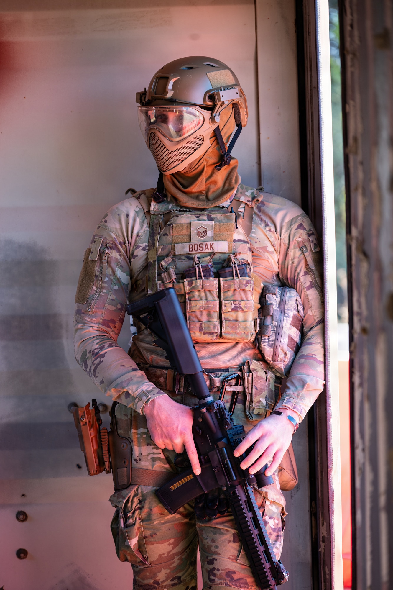 Reservists with the 512th Contingency Response Squadron, Dover Air Force Base, Delaware, completed a combat skills refresher course April 8-12, 2026, at locations on and off base.