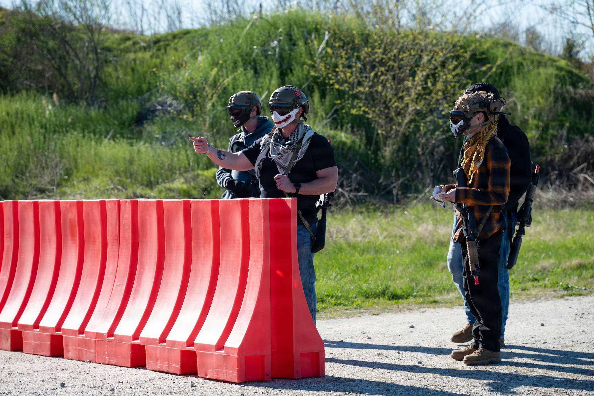 Reservists with the 512th Contingency Response Squadron, Dover Air Force Base, Delaware, completed a combat skills refresher course April 8-12, 2026, at locations on and off base.