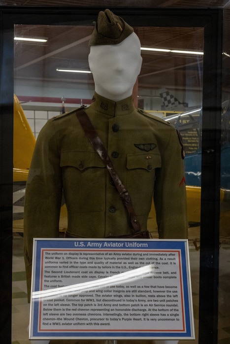 World War | uniform on display