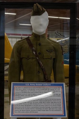 World War | uniform on display