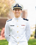 U.S. Coast Guard Academy (USCGA) Cadet Matthew Lanzilotta poses for a portrait at USCGA, New London, Connecticut, May 08, 2026. Lanzilotta is a ’26 USCGA graduate and will be going to Flight School in Pensacola, Florida, after graduation. (U.S. Coast Guard photo by Petty Officer 2nd Class Janessa Warschkow.)