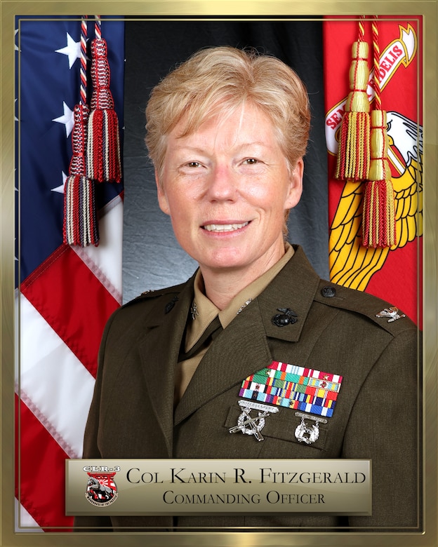 Colonel Karin R Fitzgerald Command Board Photo